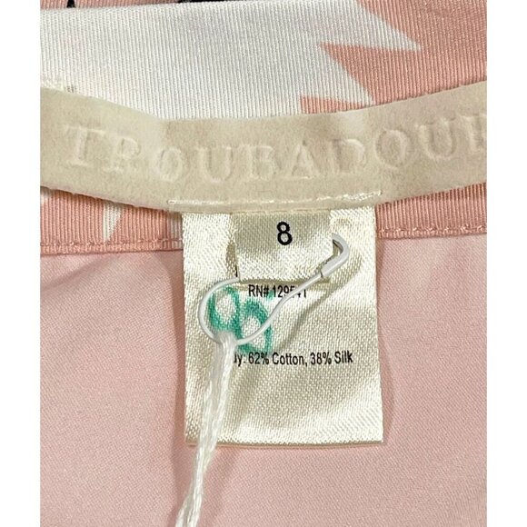 Anthropologie Troubadour Starburst Cotton Silk Skirt (Size 8) - Picture 4 of 6